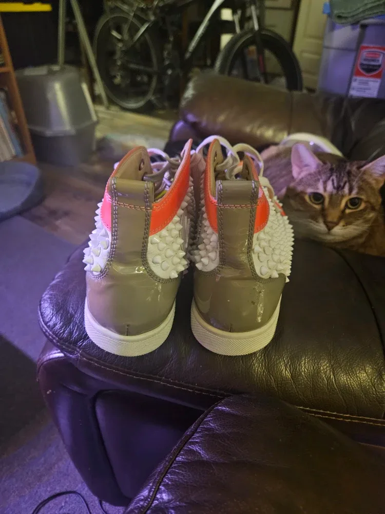 Christian Louboutin Spiked High-Top Sneakers image indicator(3)