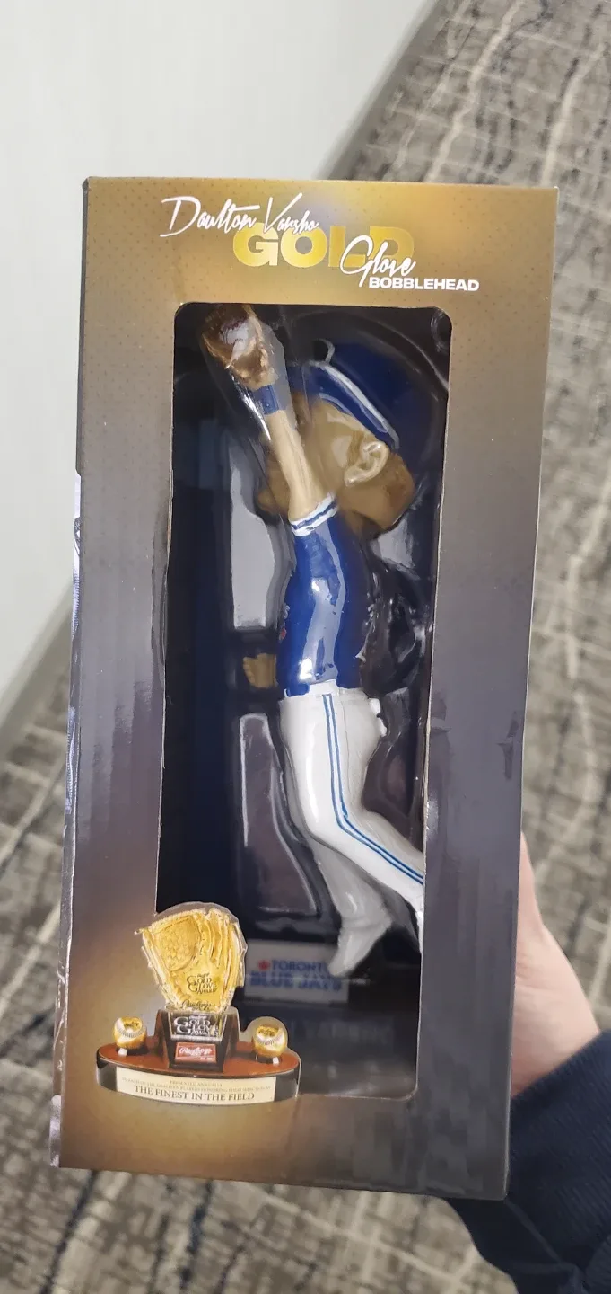 Daulton Varsho Blue Jays Gold Glove Bobblehead - New in Box!