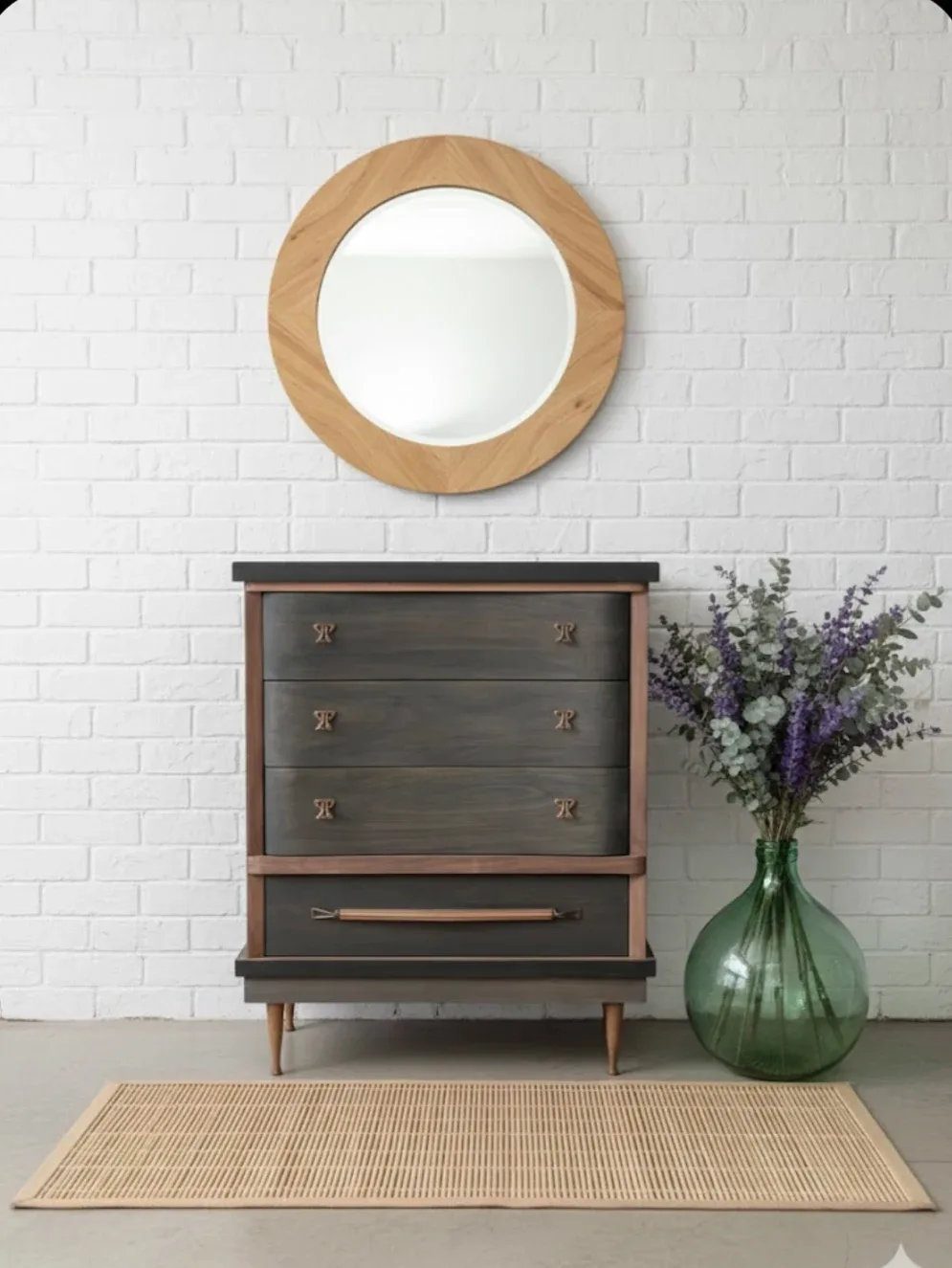 Mid-Century Modern Tallboy Dresser (Refinished!)