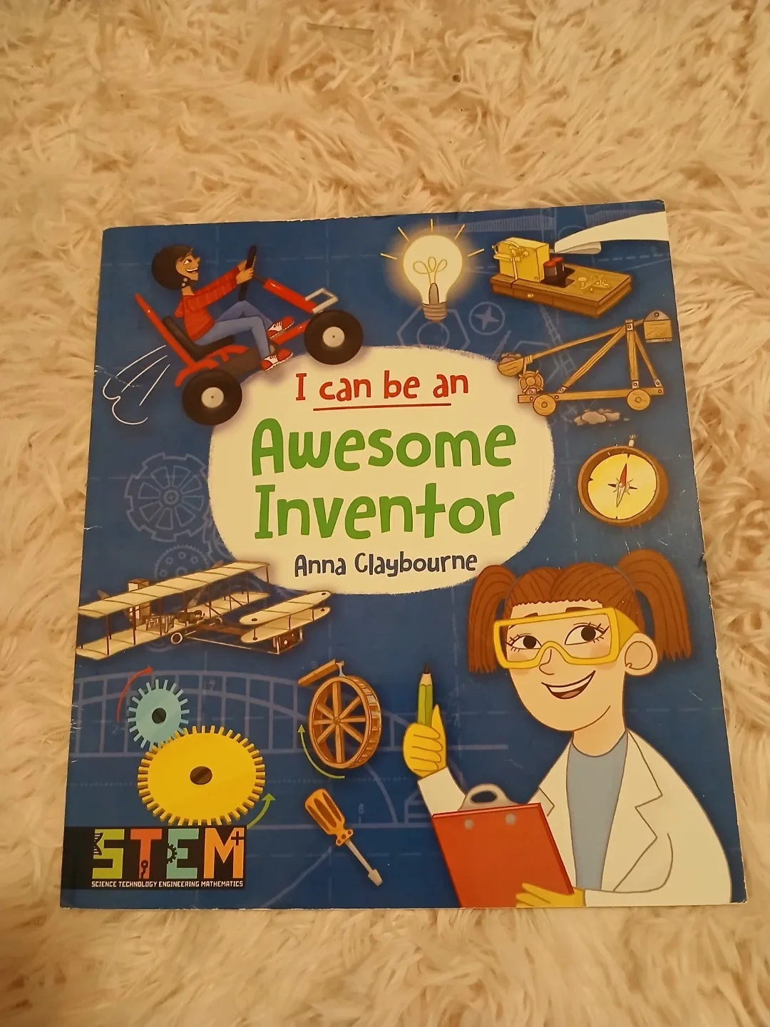 Inventor STEM book for kids #Cleanout