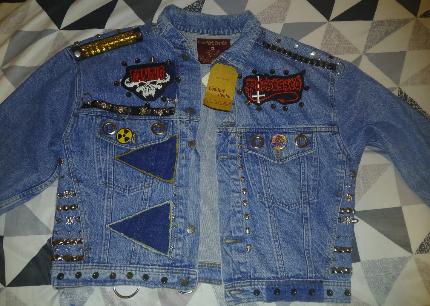 Custom Denim Jacket XL