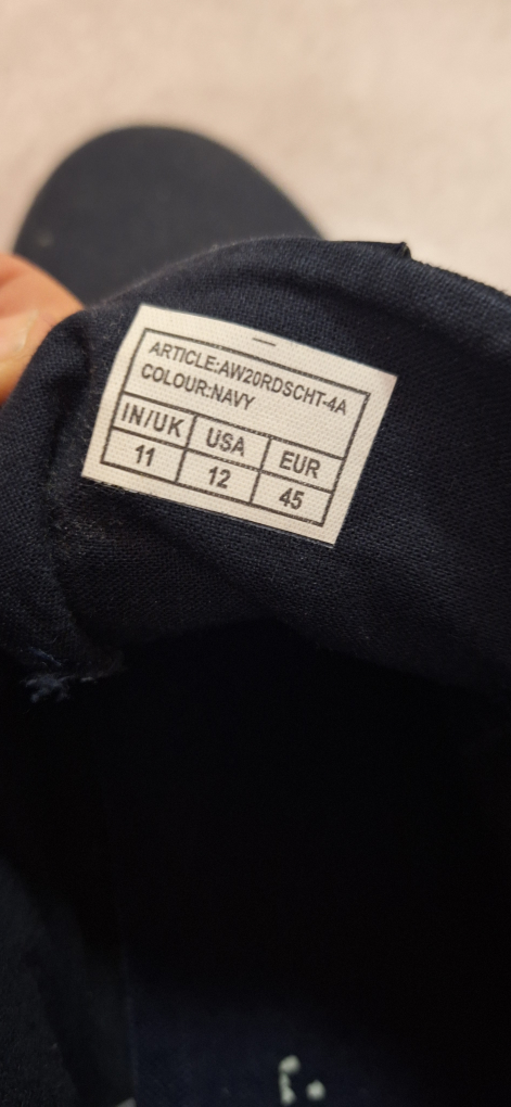 Roadster Life & Style Navy High-Top Sneakers - Size 11 - photo 2