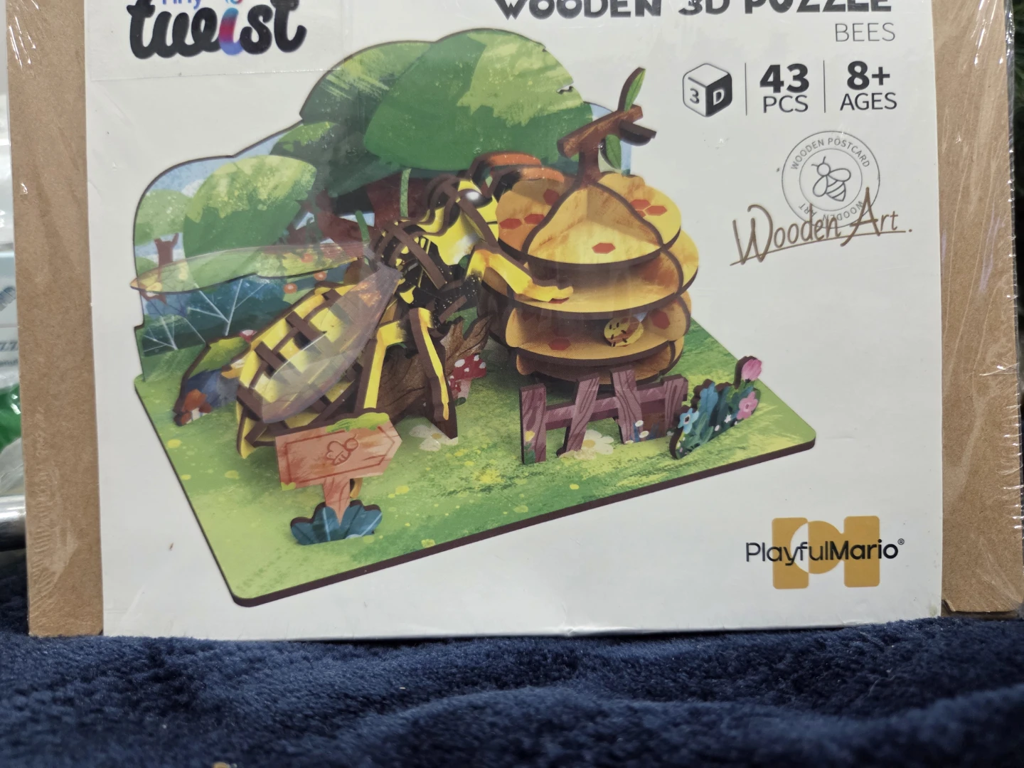 Wooden 3D PUZZLE 43 pcs for 8+ages - photo 3