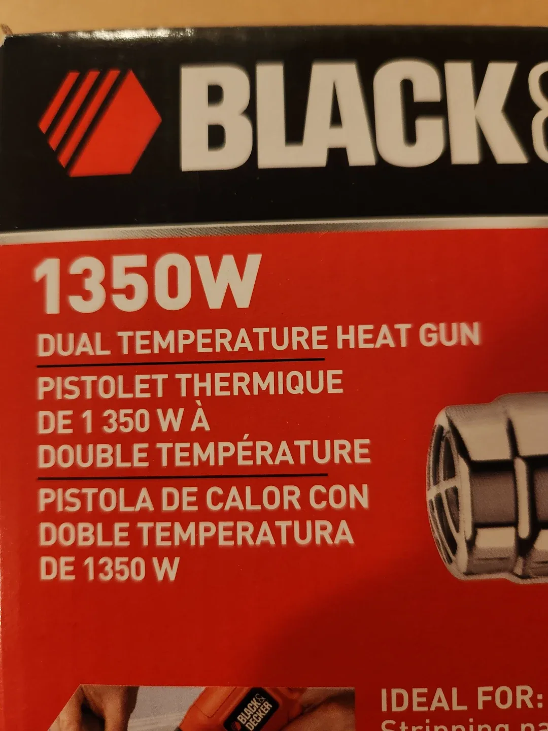 Black & Decker 1350W Dual Temperature Heat Gun - New image indicator(2)
