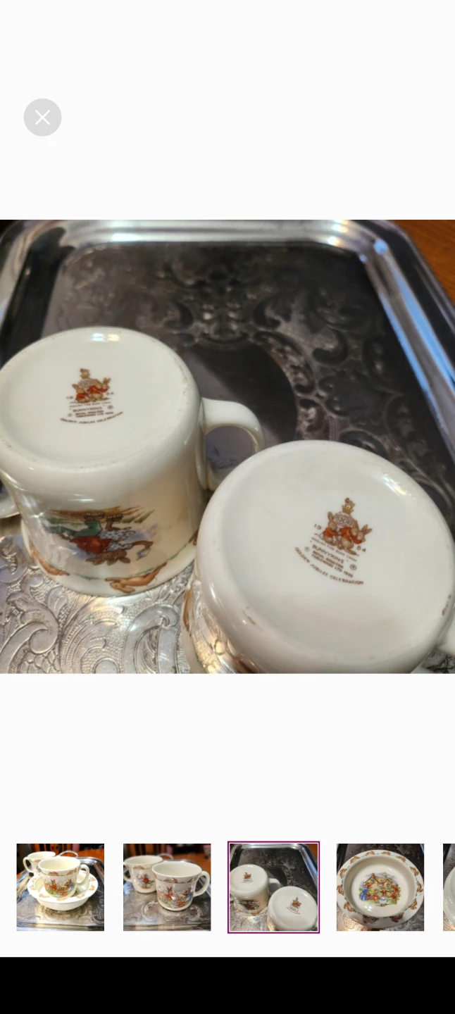 Royal Doulton Bunnykins Golden Jubilee Set - photo 3