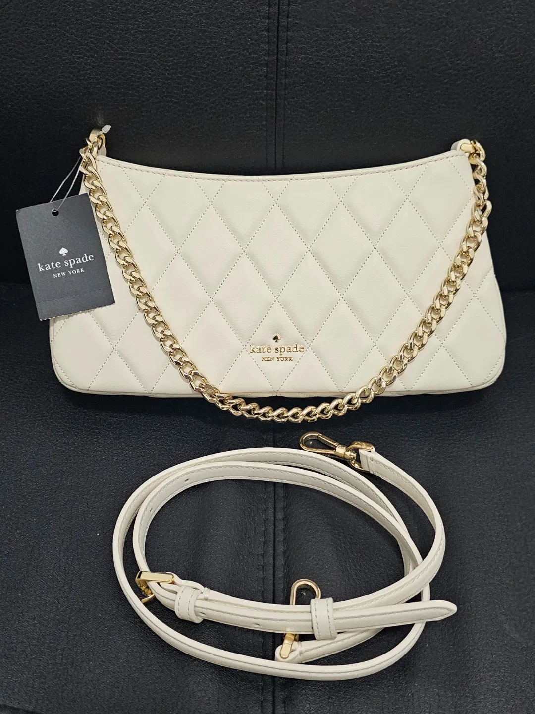 Authentic Kate Spade Convertible Crossbody - White