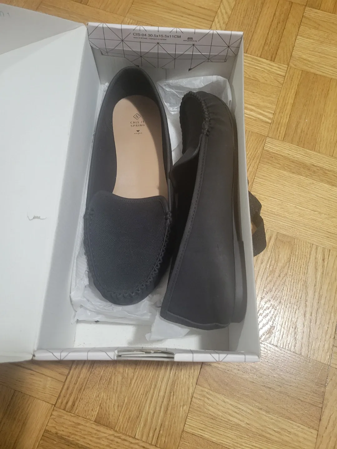Call It Spring Black Loafers - Size 8
