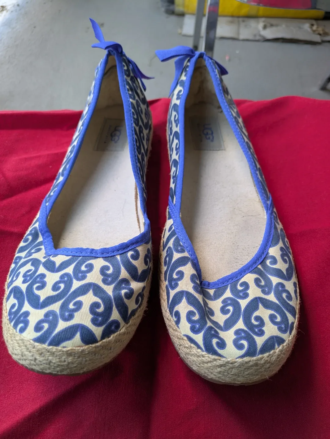 UGG Australia Espadrille Flats - Size 8