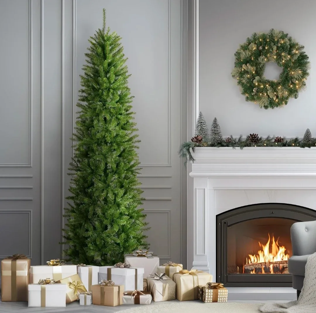 7.5ft Pencil Slim Artificial Christmas Tree