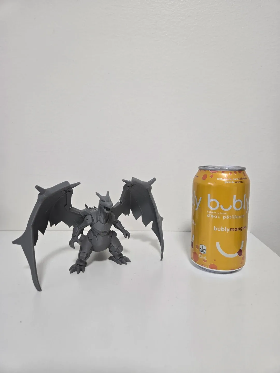 3D Printed Charizard Figurine - Grey image indicator(4)