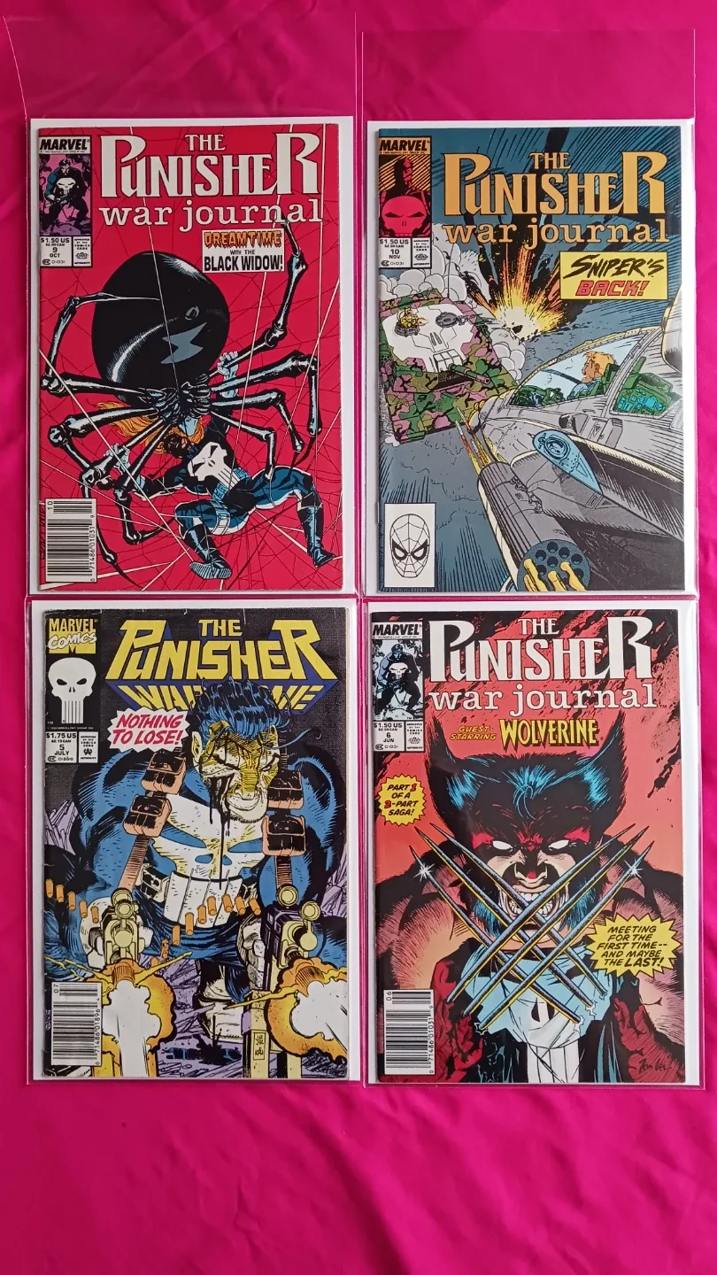 The Punisher War Journal Comic Book Lot