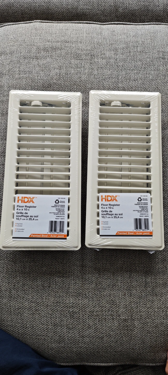 New HDX 4 in x 10 in Floor Register - photo 4
