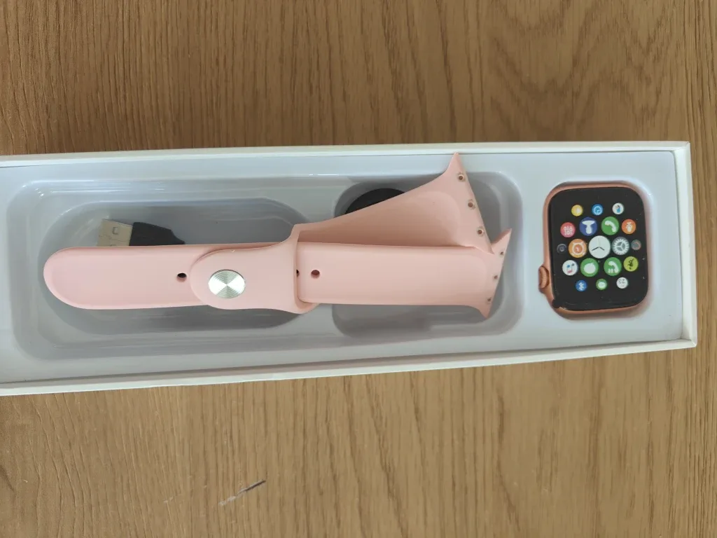Smart Watch - Includes Charger & Pink Band image indicator(2)