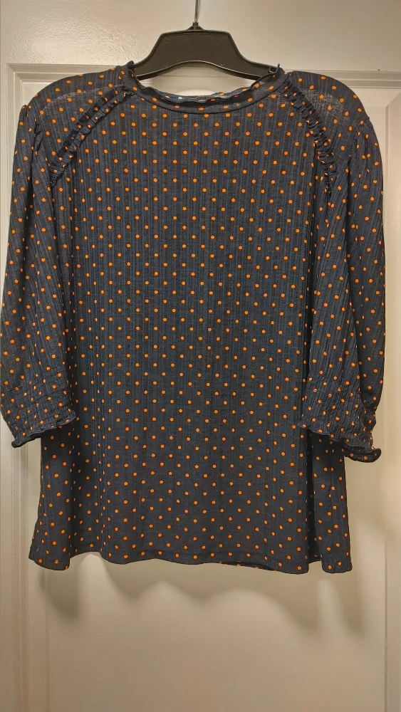Zara Polka Dot Blouse - Size M