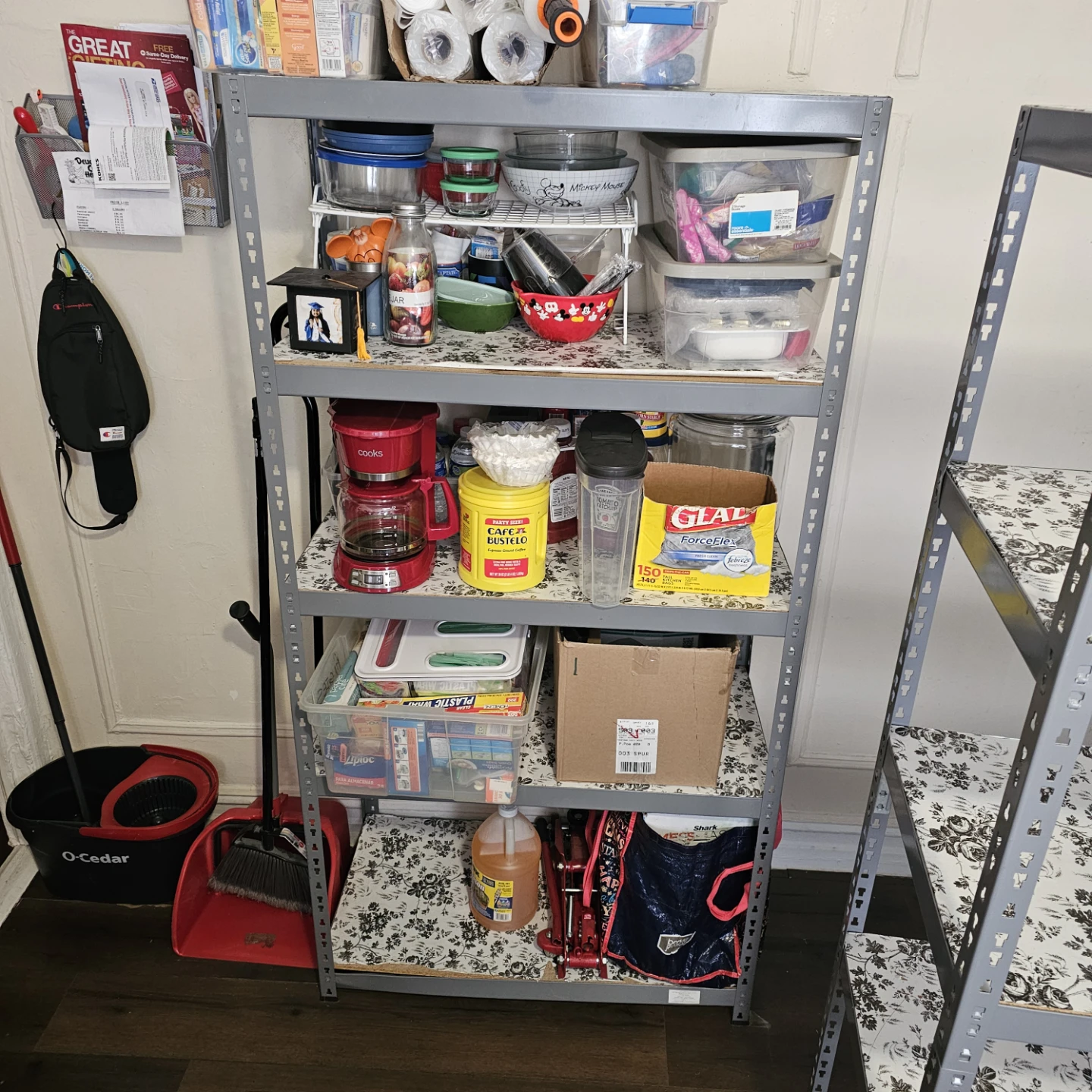 2  5-Tier Gray Metal Storage Shelf $25 each or $40 for both - photo 4