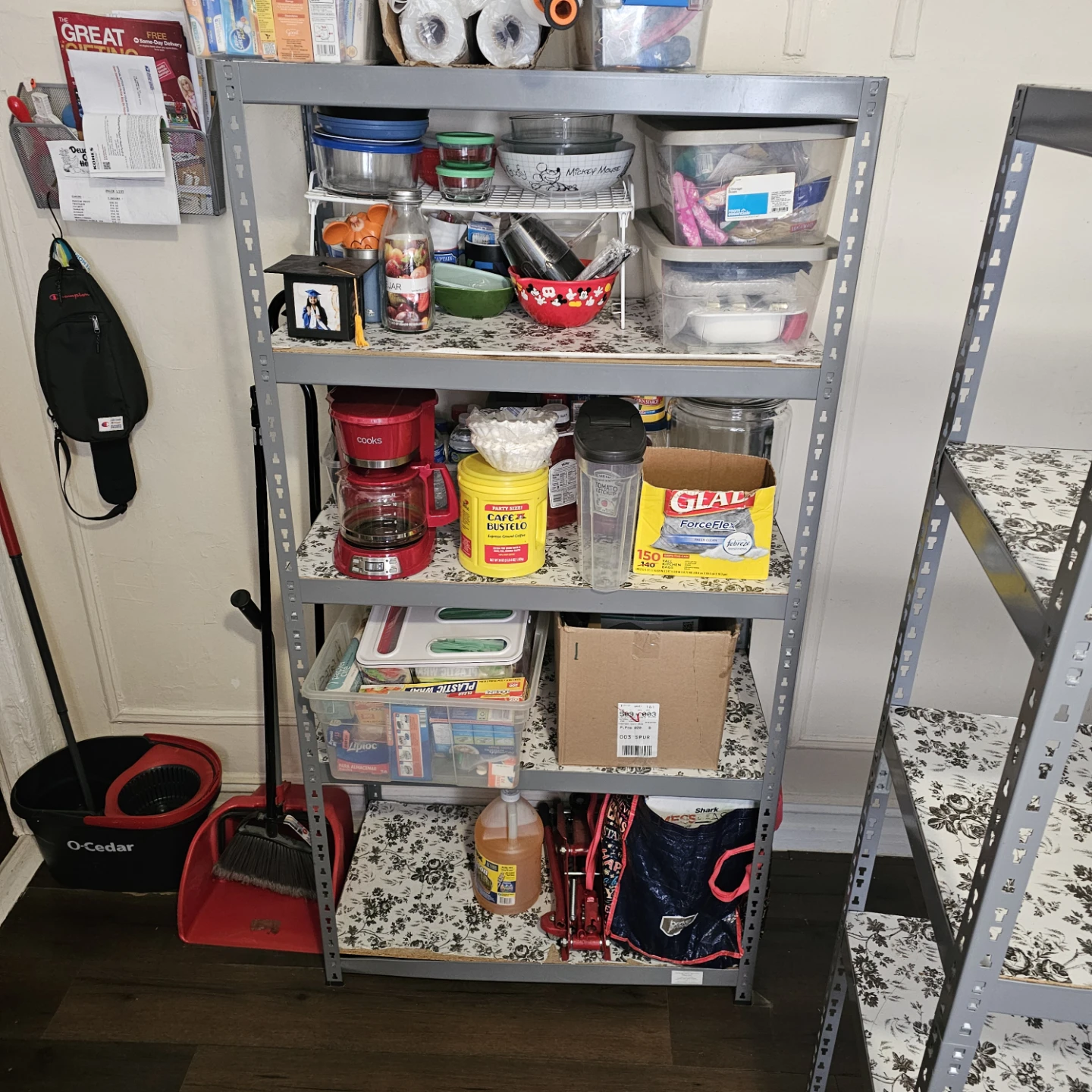 2  5-Tier Gray Metal Storage Shelf $25 each or $40 for both - photo 5