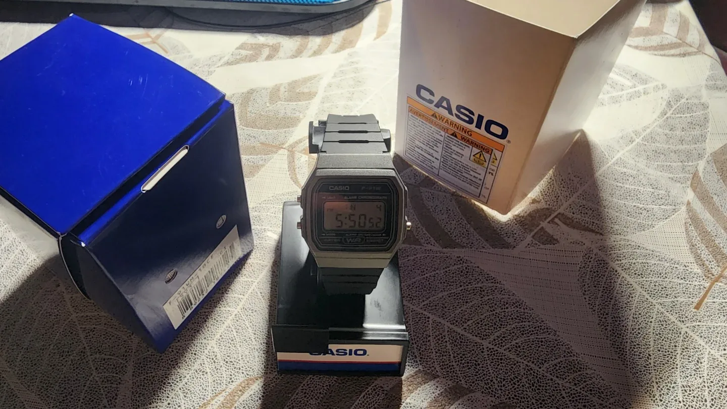 Hydro-modded New Casio F-91W Watch image indicator(2)
