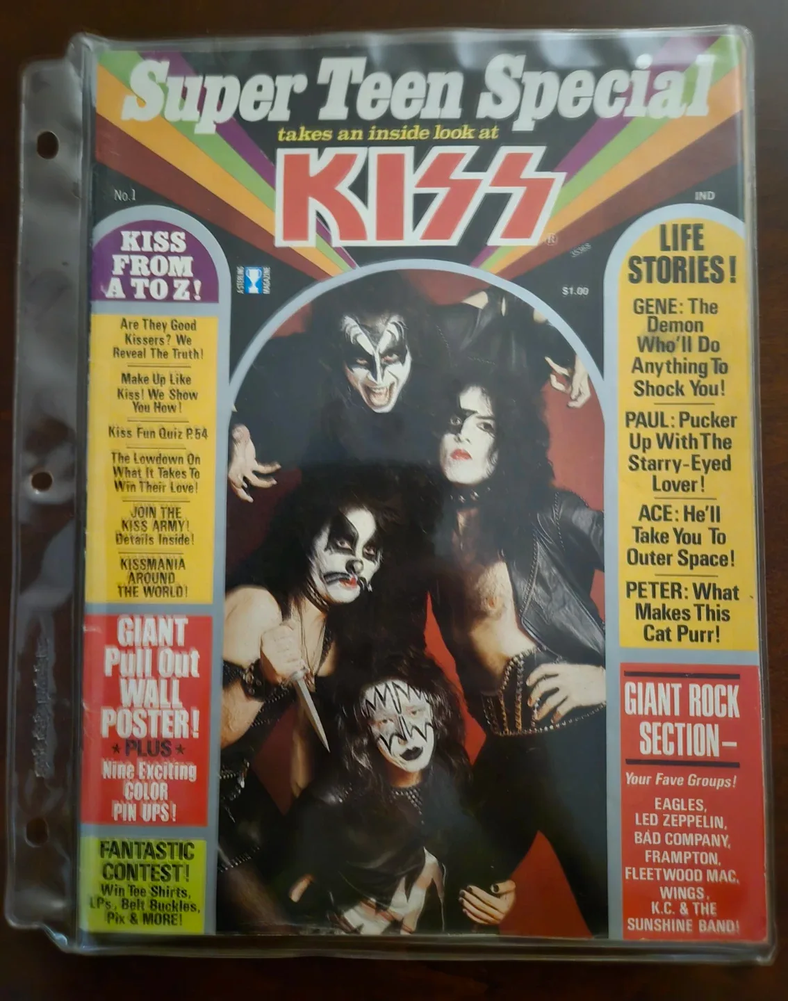 KISS 1977 Super Teen Special Magazine Edition One