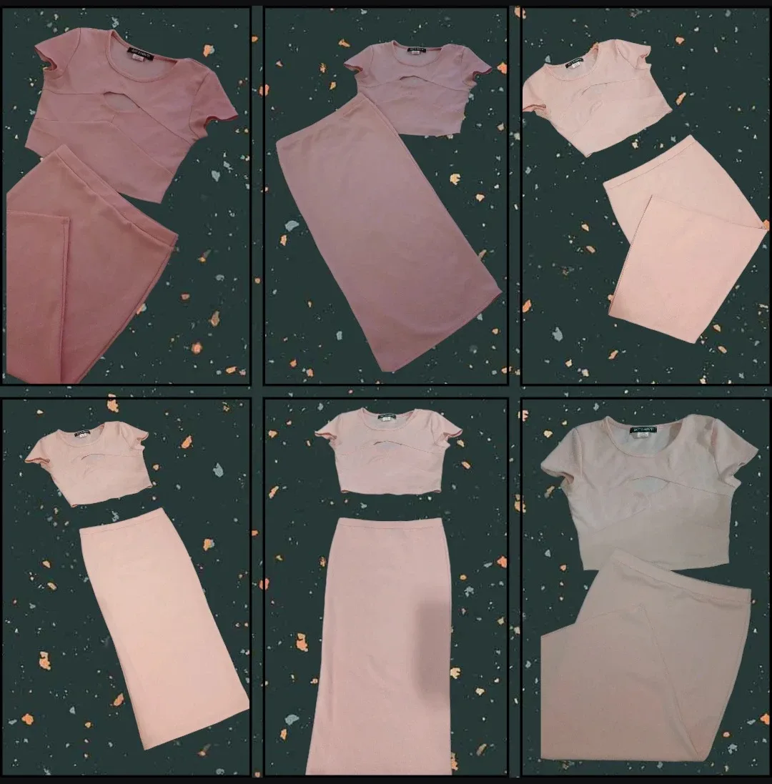 Girlz Only Light Pink Matching Set