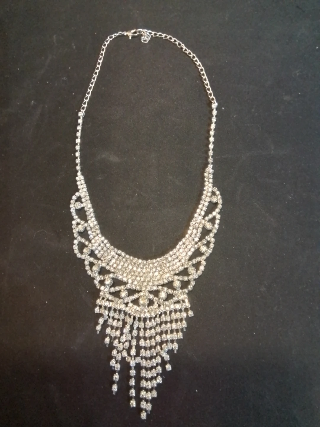 Rhinestone Statement Necklace