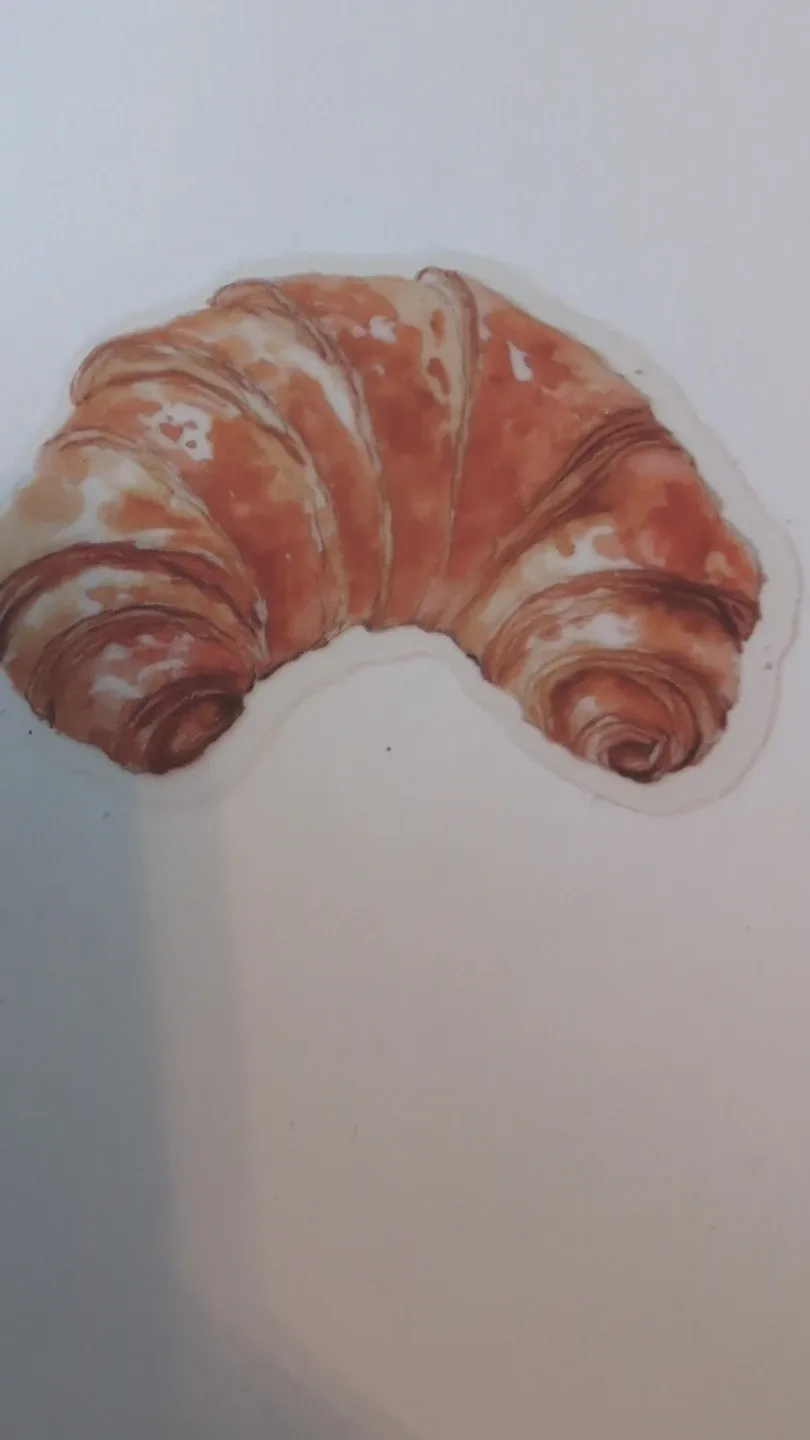Croissant sticker