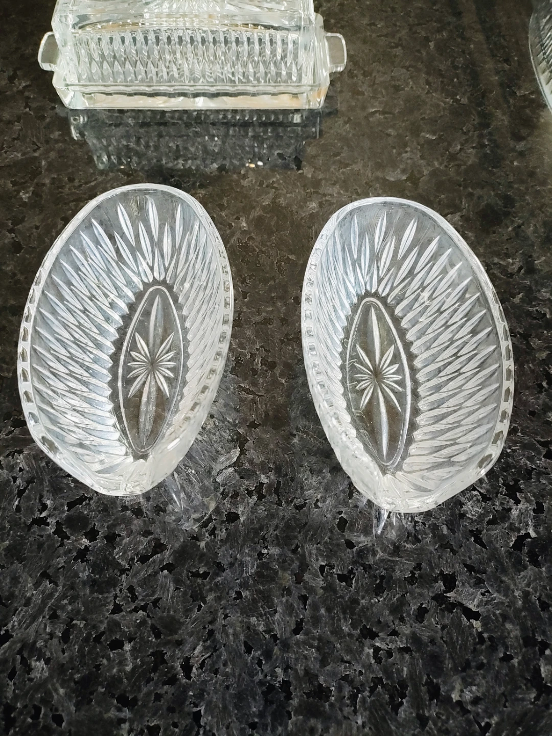 Princess House Royal Highlights butter dish & utensil holders - photo 5