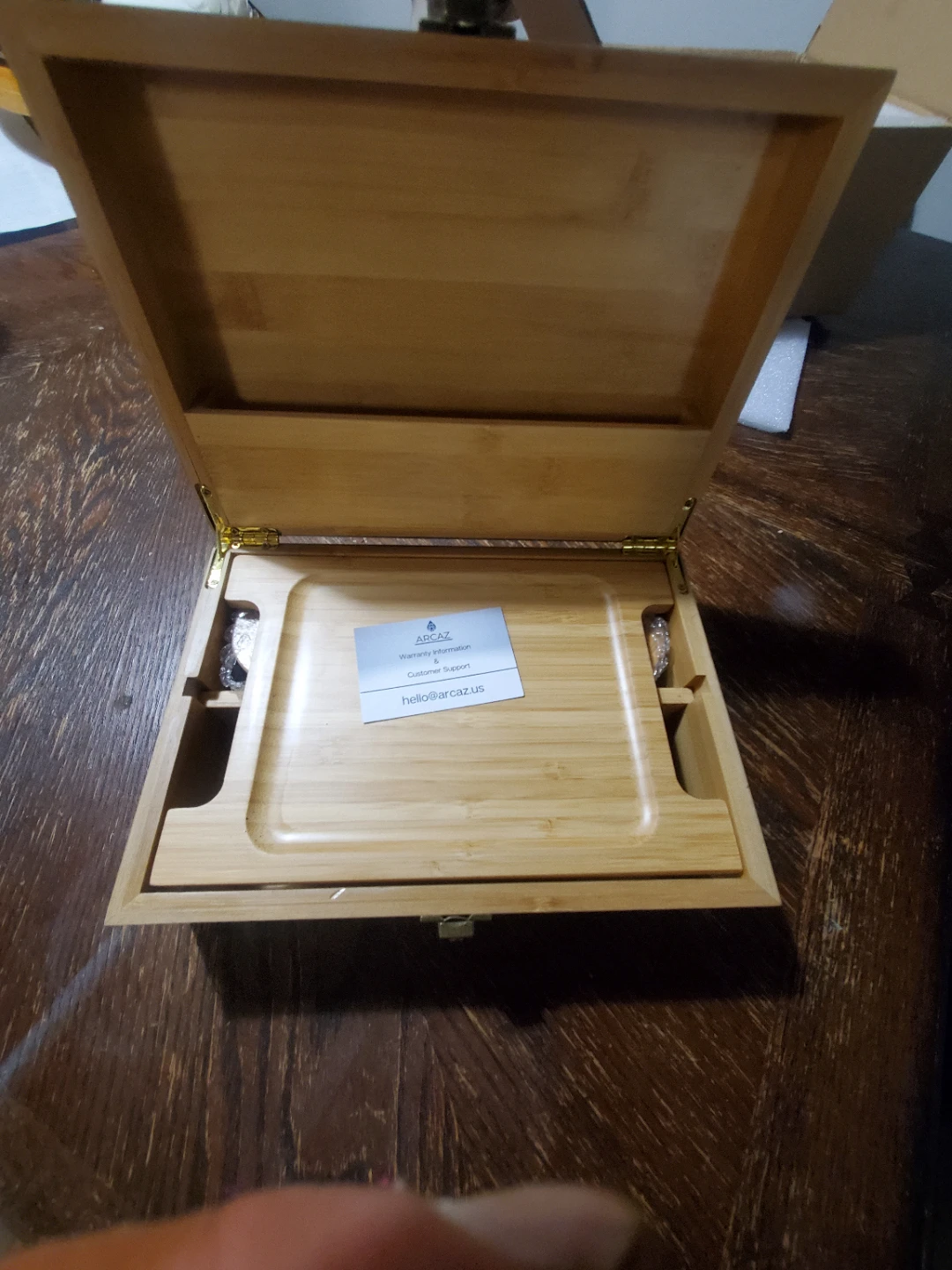 Arcaz Bamboo smoke Box - Brand New - photo 4