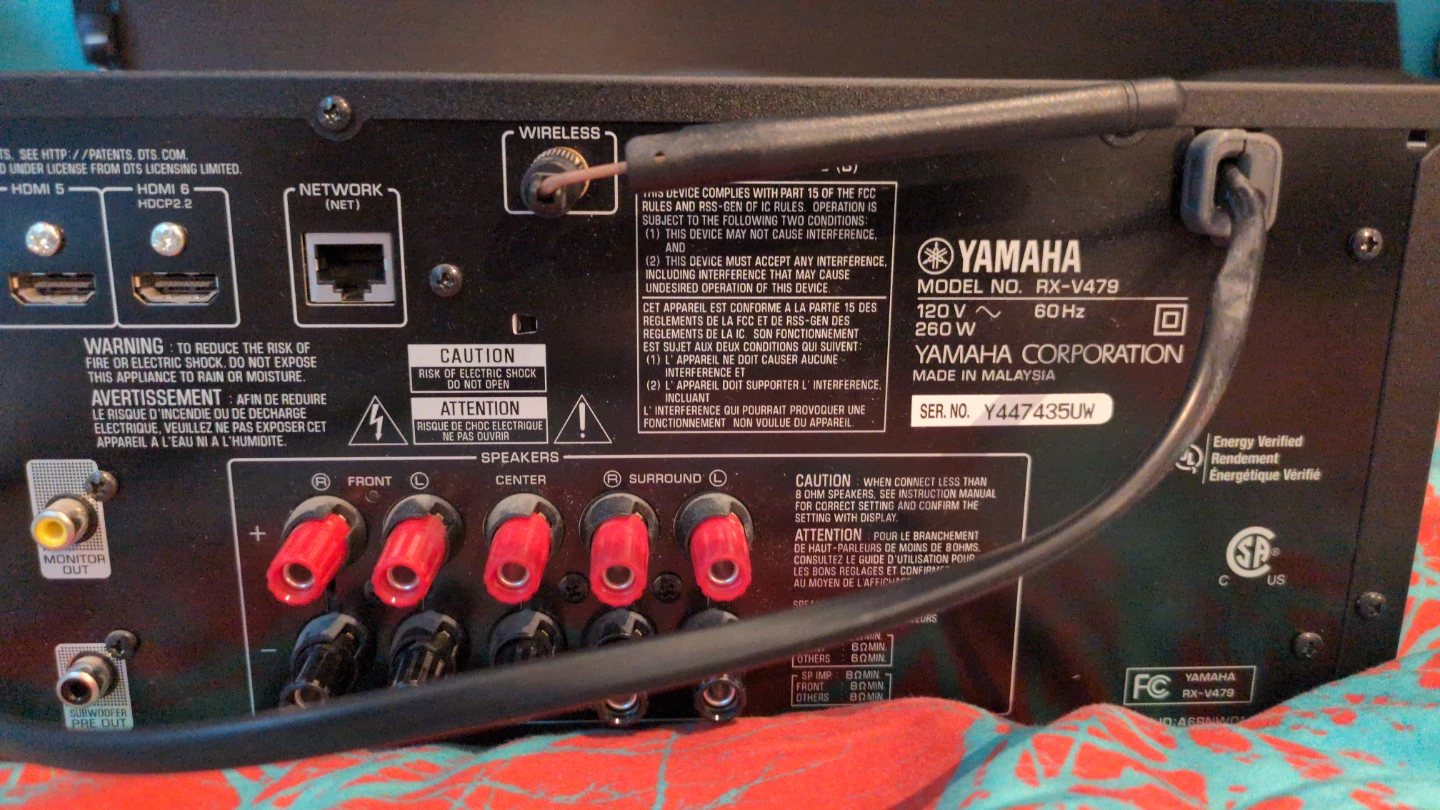 Yamaha RX-V379 Natural Sound AV Receiver