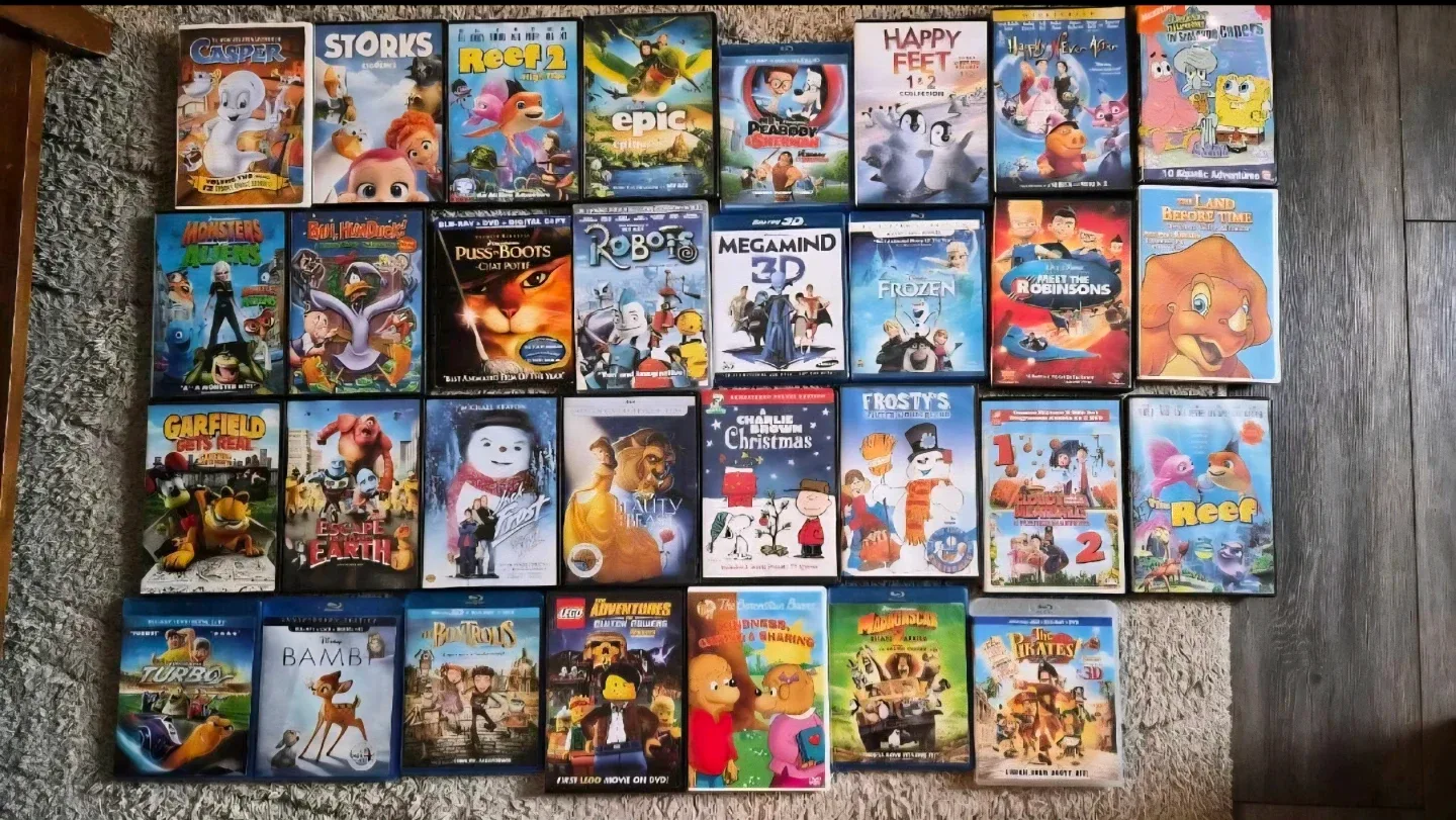 Kids DVD Collection - Casper, Storks, Reef, & More!