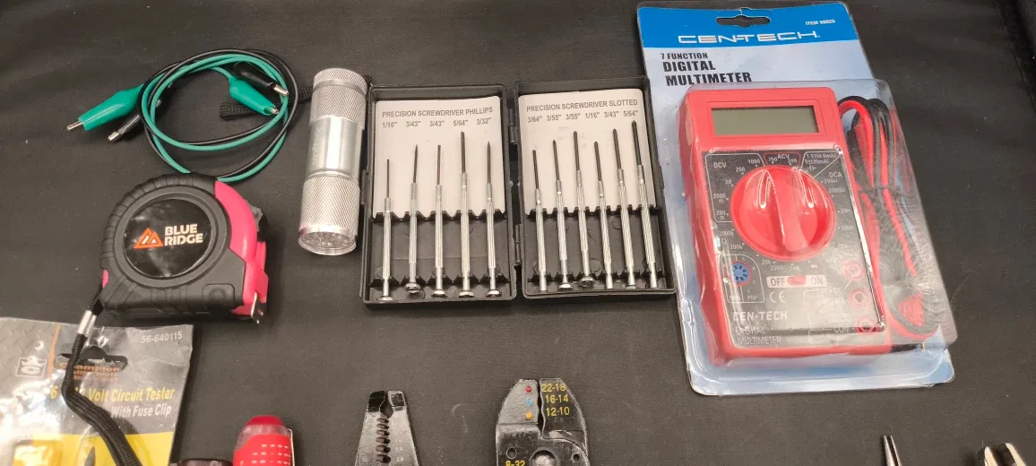 Electrical Tools Kit + Digital Multimeter | Auto & Home Repair image indicator(4)