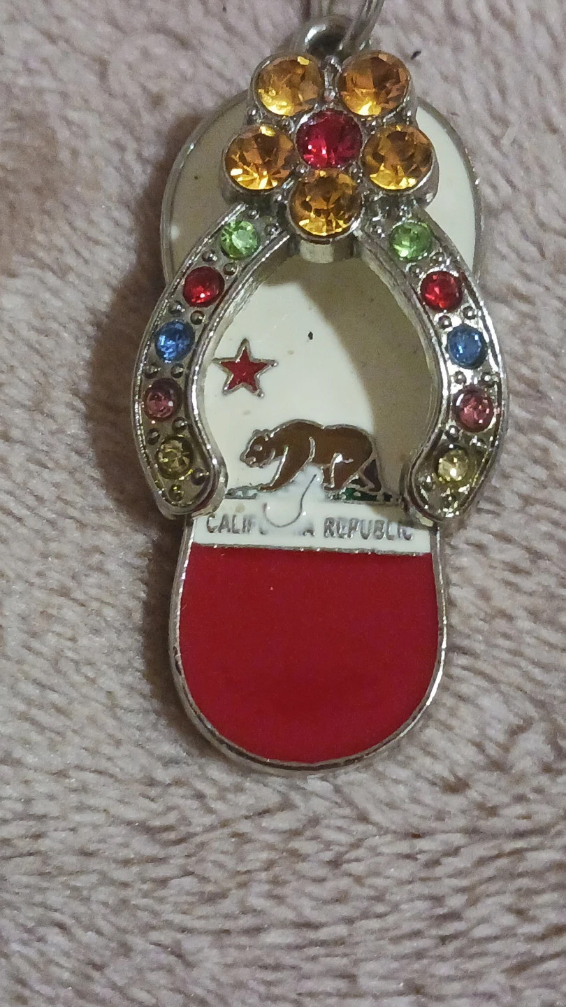 California Republic Flip Flop Keychain - photo 2