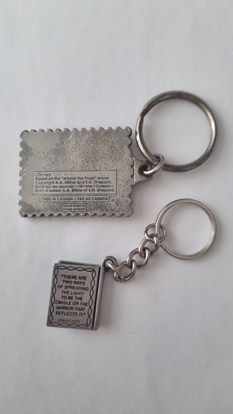 Collector keychains, Disney Winnie the Pooh & Edith Wharton - photo 2