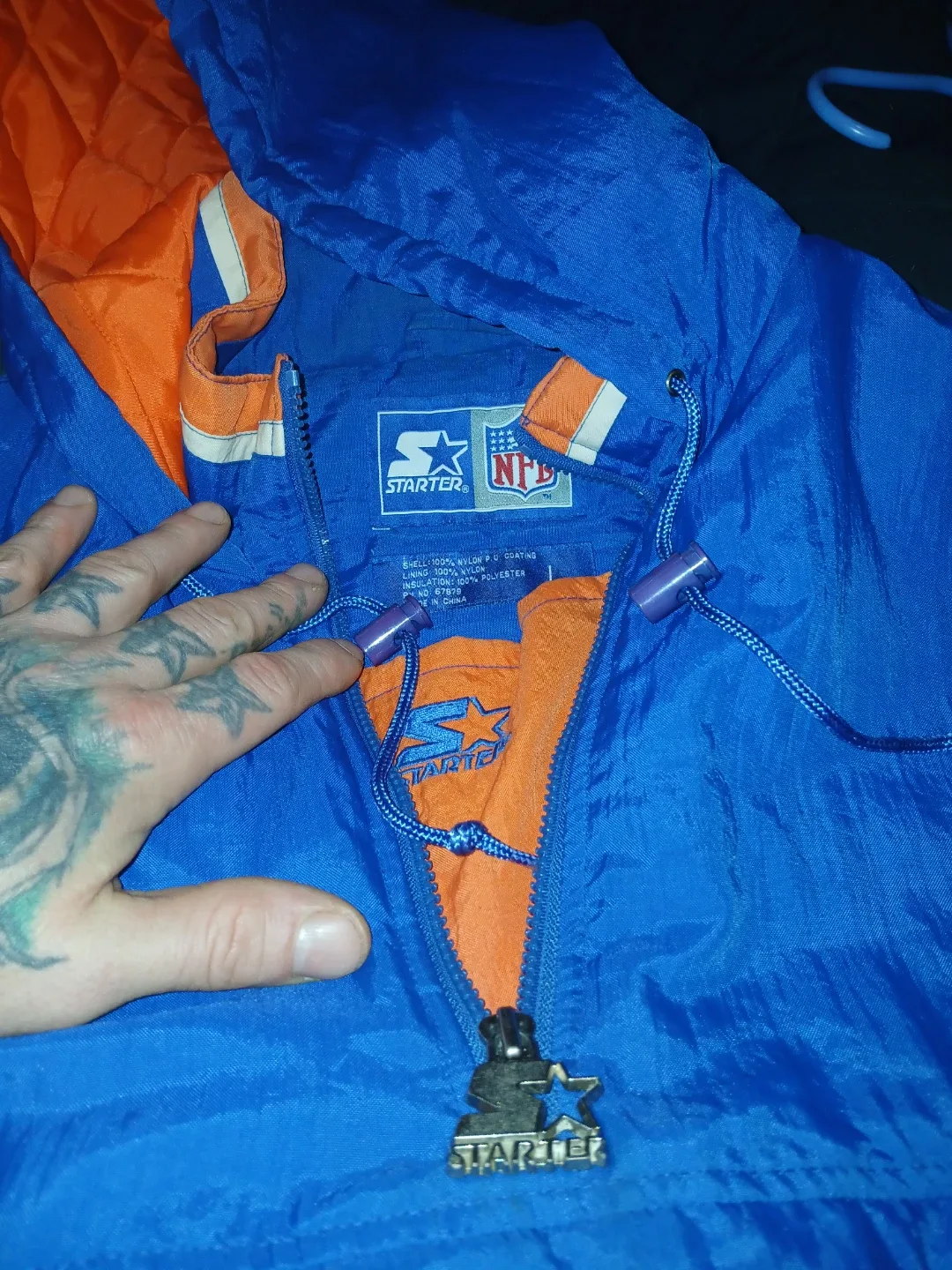 Starter Broncos NFL Pullover Jacket image indicator(3)