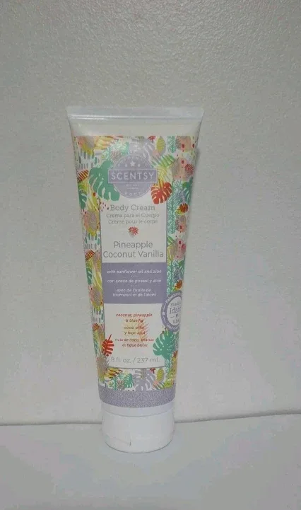 Scentsy Pineapple Coconut Vanilla Body Cream
