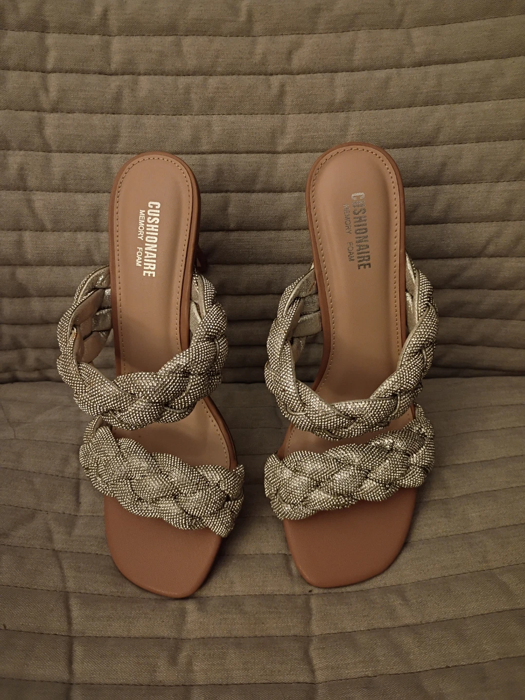 Cushionaire Sparkle Heels - Size 8M