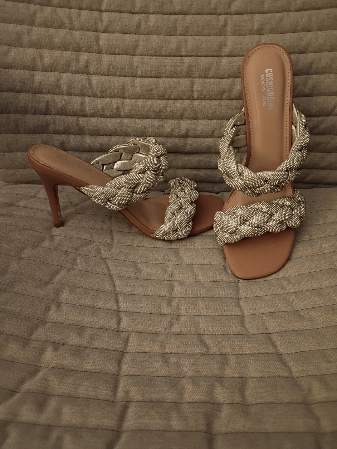 Cushionaire Sparkle Heels - Size 8M - photo 2