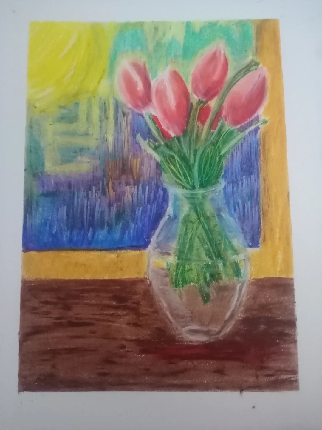 Pastel painting