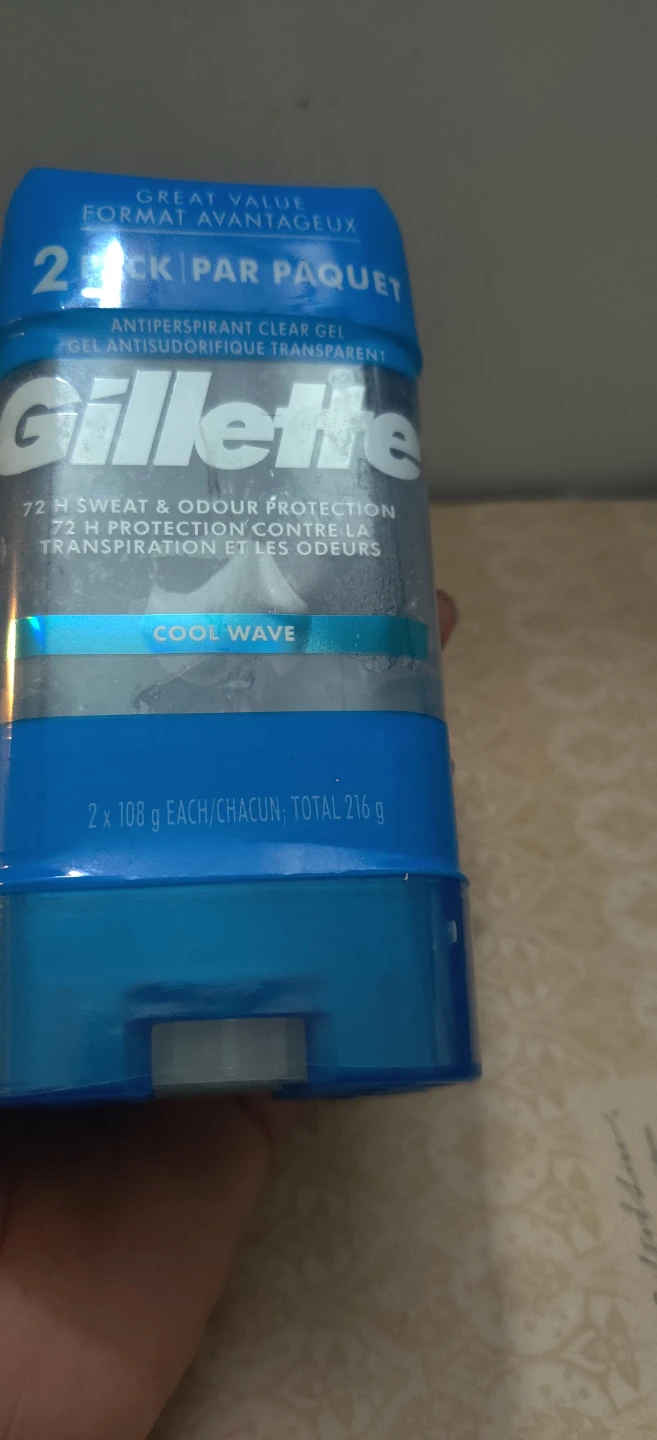 Gillette Cool Wave Antiperspirant Clear Gel 2-Pack x 2 - photo 3