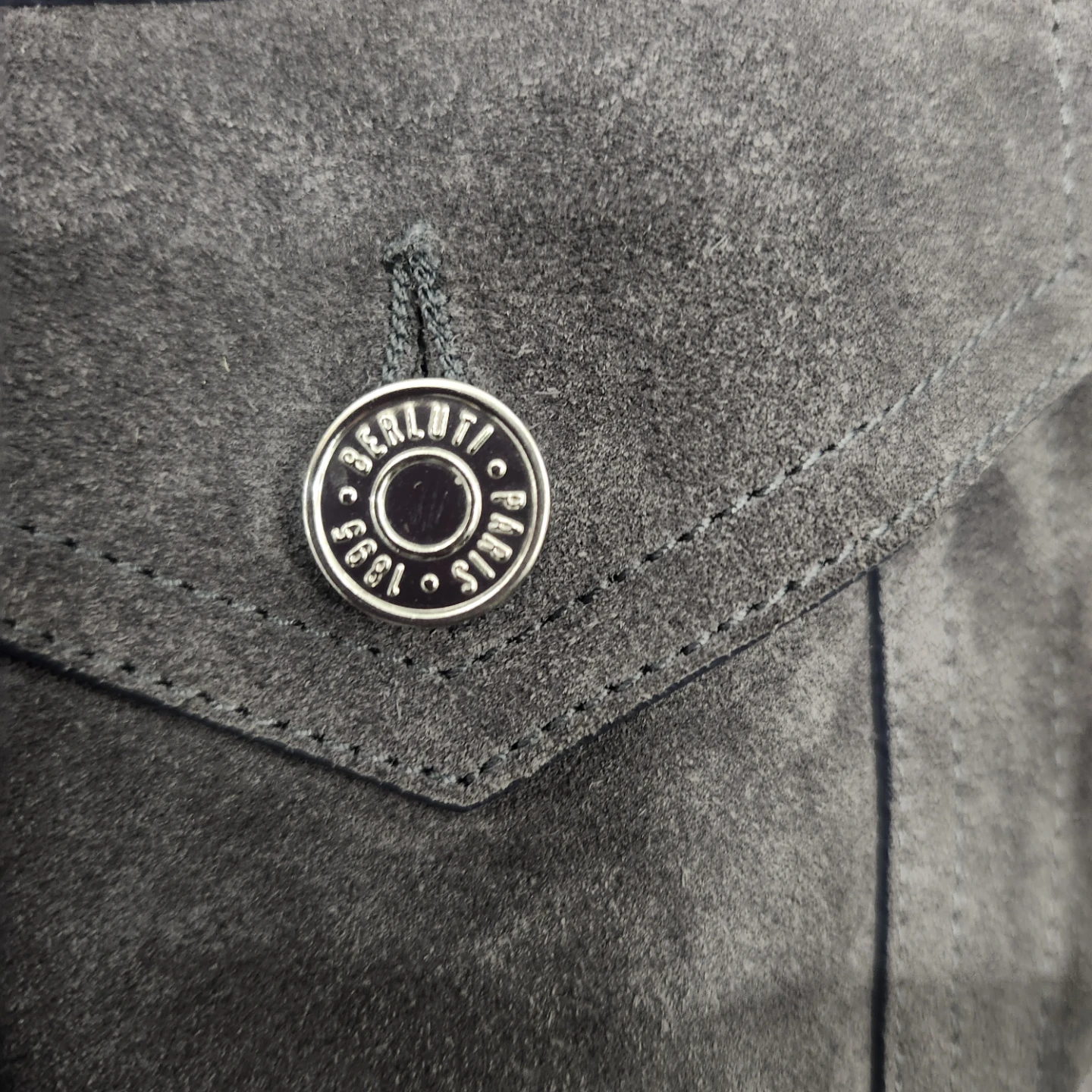 John Varvatos U.S.A. Suede Jacket - Size S - photo 3