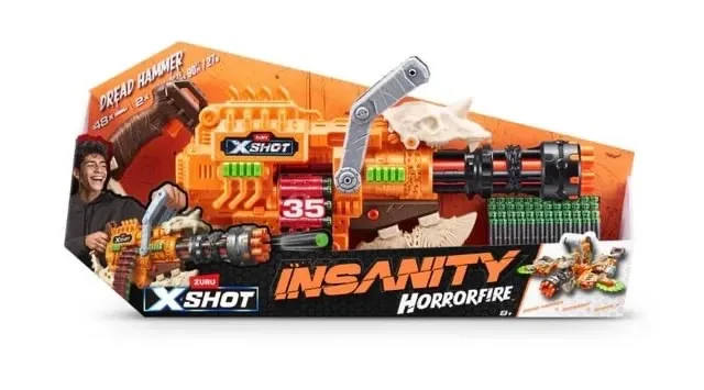 Zuru X-Shot Insanity Horrorfire Blaster - New
