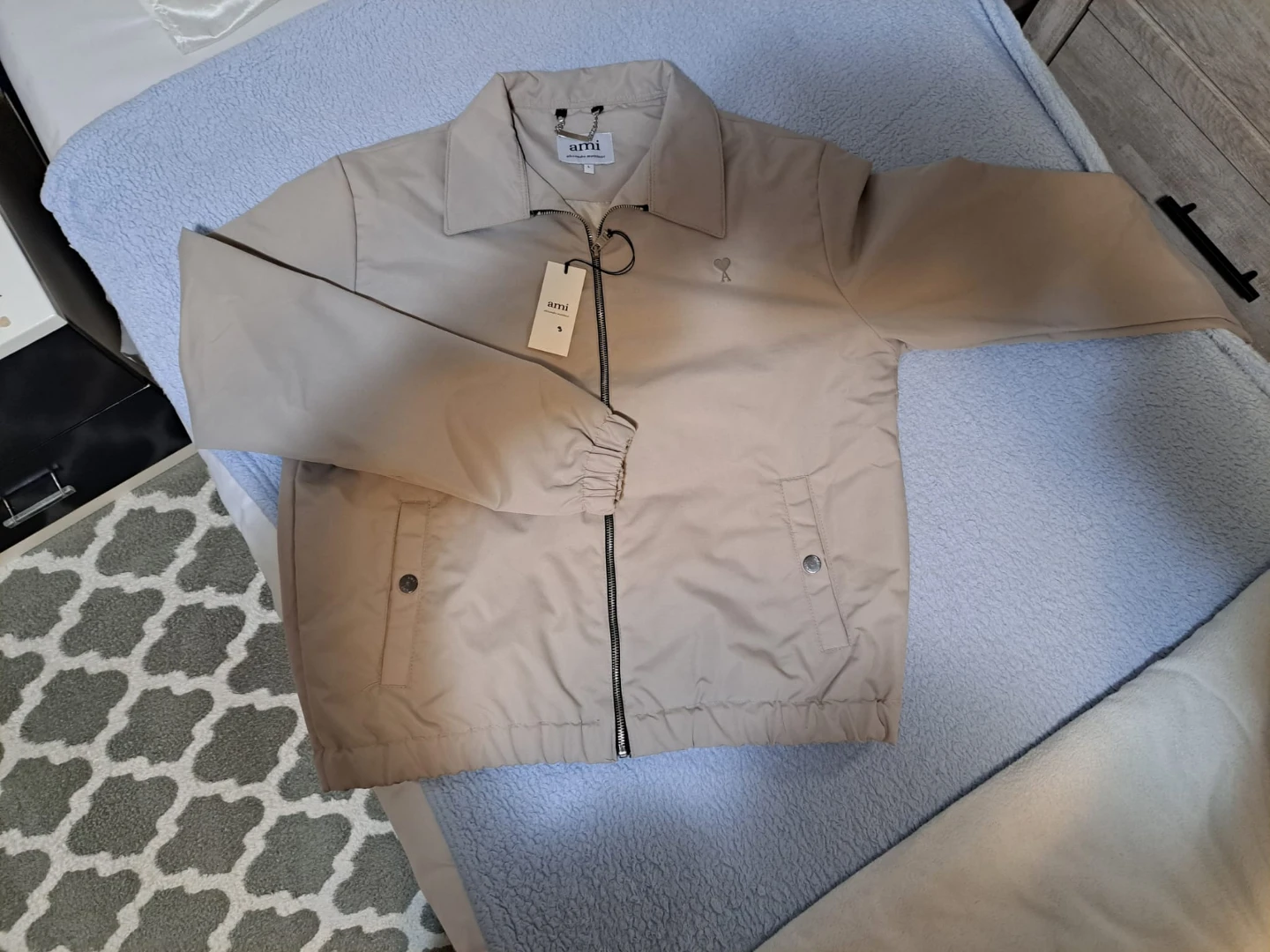 AMI Paris Beige Jacket - Size S (New)