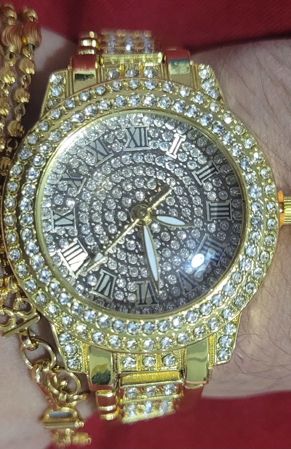 Gold Tone Watch & Bracelet Set - photo 4