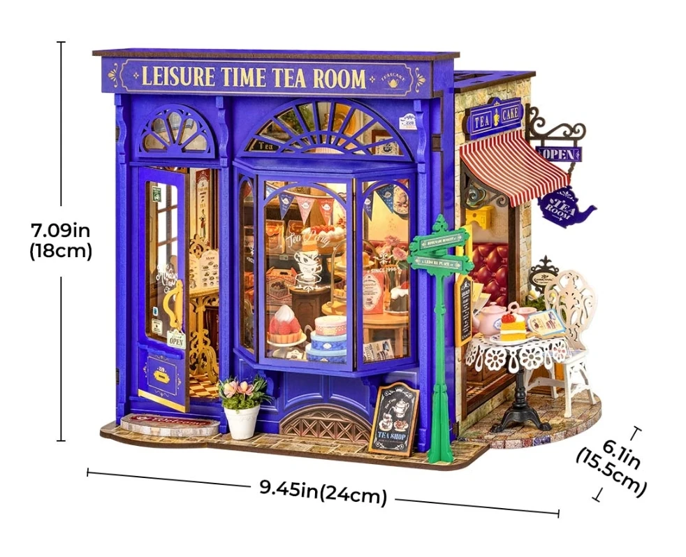 Rolife DIY Miniature House - Leisure Time Tea Room