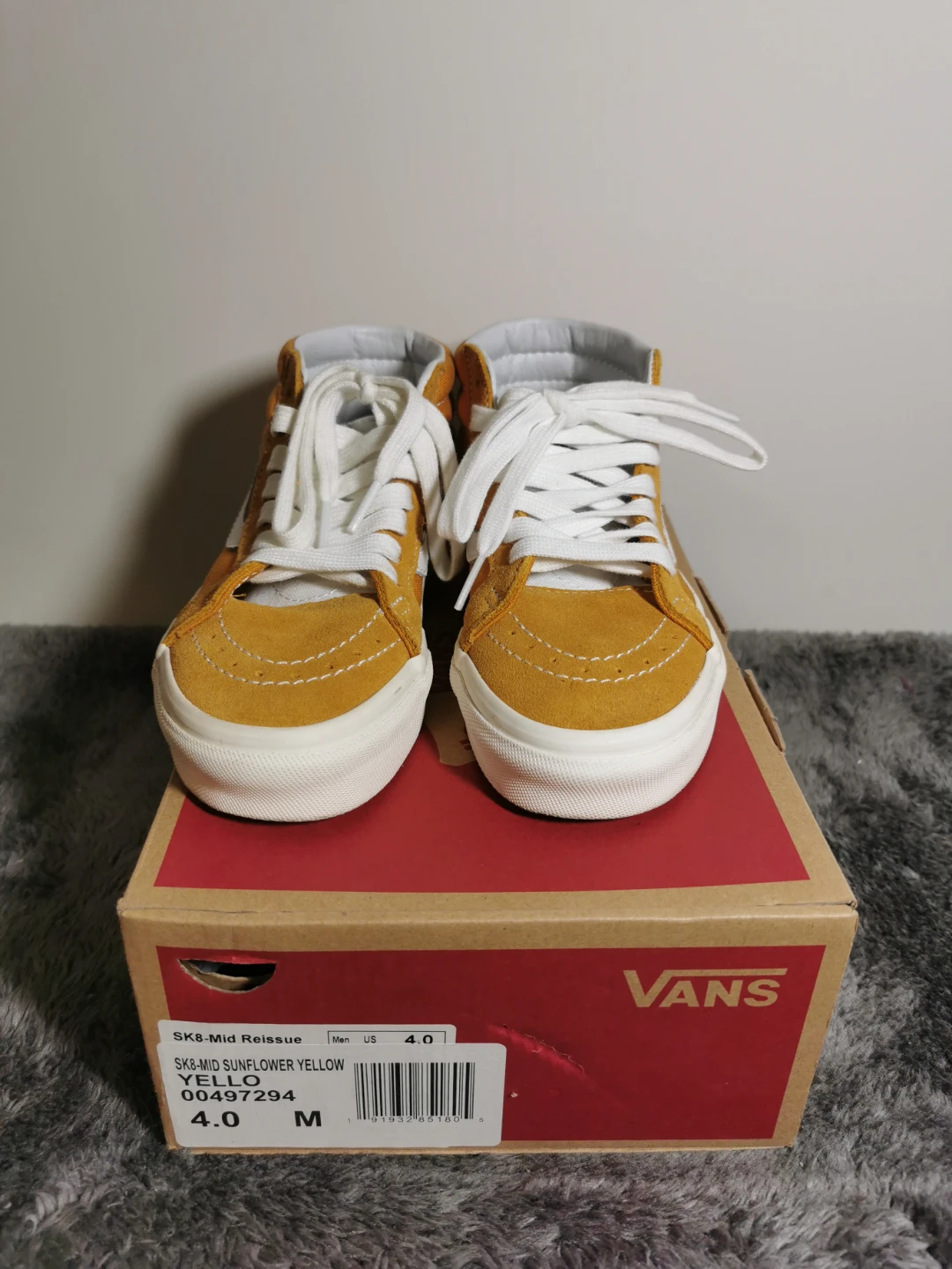 Vans Sk8-Mid Reissue Sunflower Yellow, US 4.0