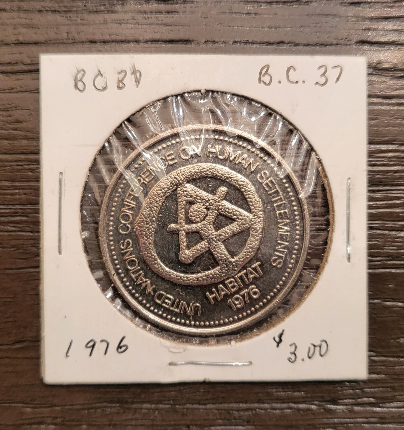 1976 Vintage Vancouver Token - UN Habitat 1976