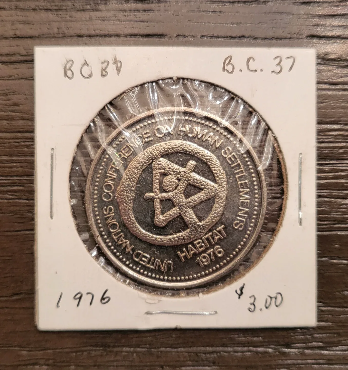 1976 Vintage Vancouver Token - UN Habitat 1976
