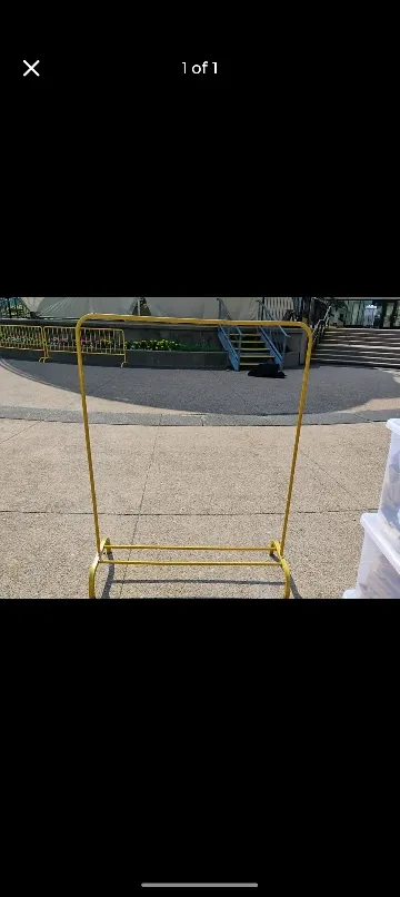 Golden Metal Clothing Rack