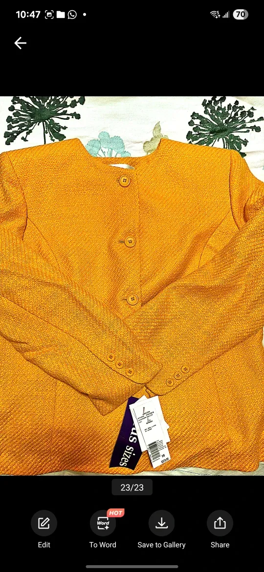 Horizon Wool Blend Jacket - Size 16 image indicator(2)