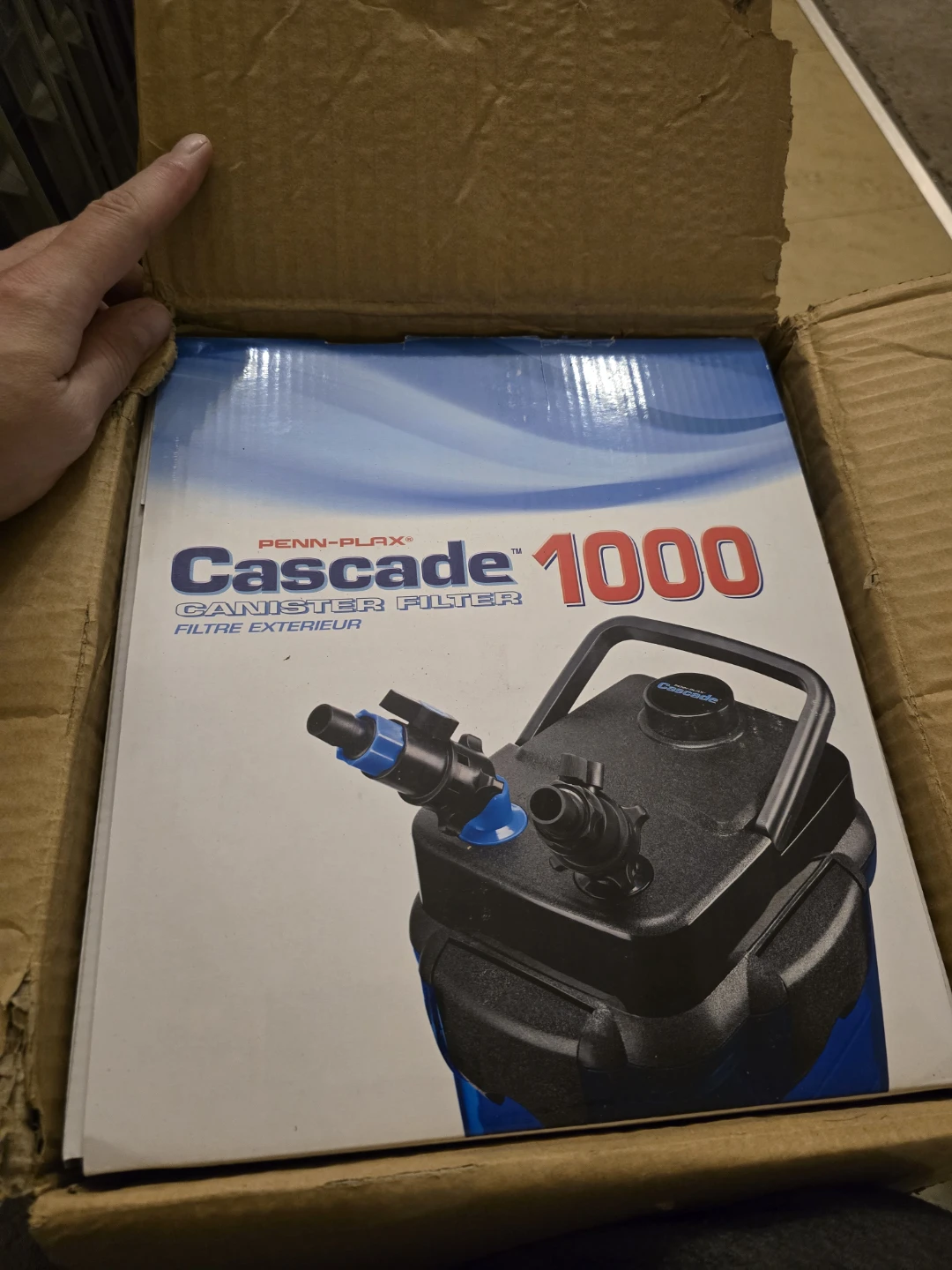Penn-Plax Cascade 1000 Canister Filter - New in Box!