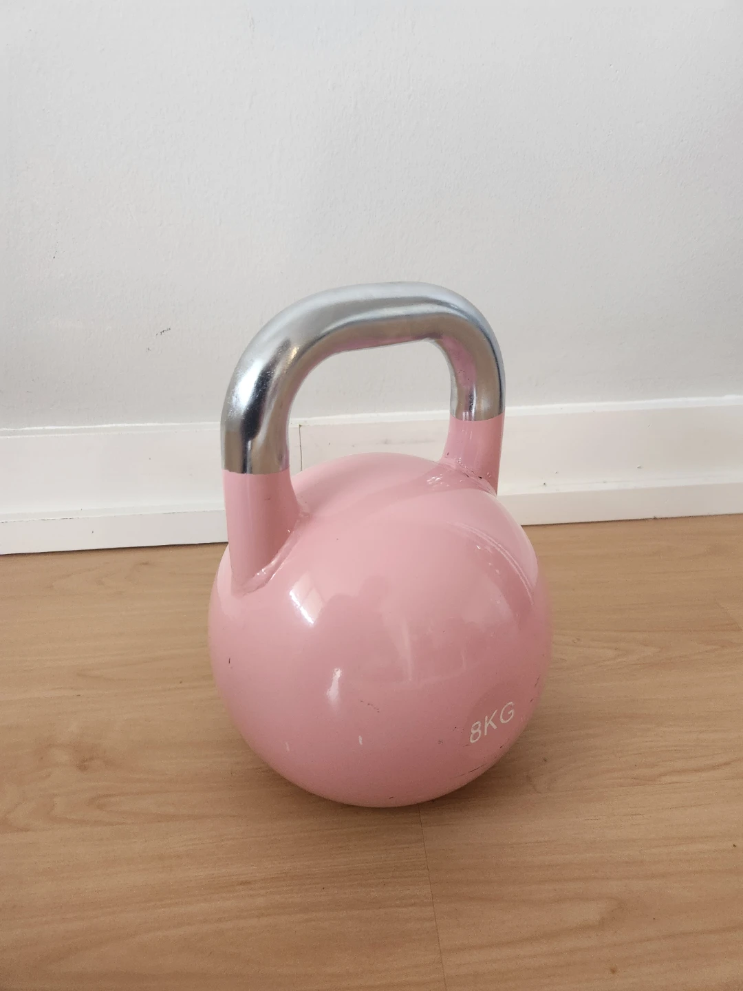 Pink 8KG Kettlebell